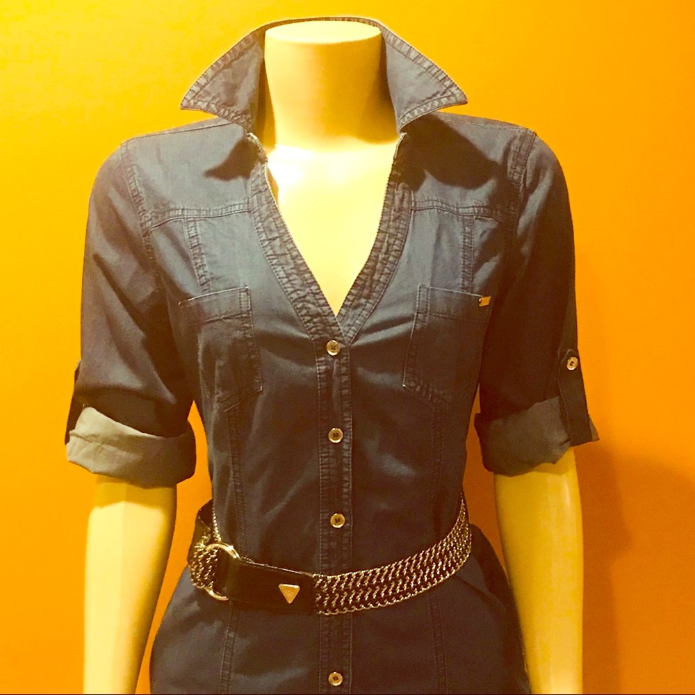 Guess! Denim Dress size small